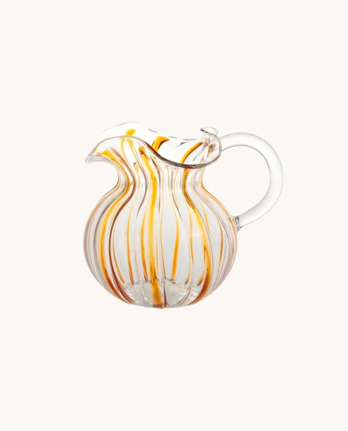 Yellow Murano Pitcher